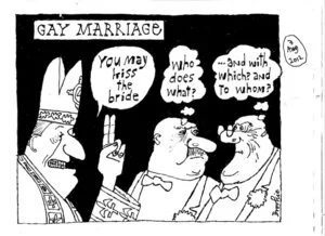 Brockie, Robert Ellison, 1932- :'You may kiss the bride'. 3 August 2012