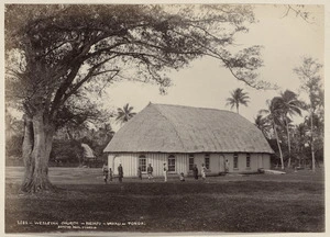 Wesleyan church, Neiafu, Vava'u, Tonga - Photograph taken by Burton Brothers