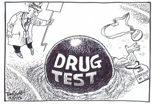 Scott, Thomas, 1947- :Drug test - Ostapchuck. 15 August 2012