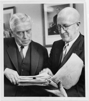 Walter Nash and Arnold Henry Nordmeyer