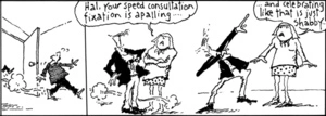Walker, Malcolm, 1950- :"Hal, your speed consultation fixation is apalling.... and celebrating like that is just shabby." 7 August 2012