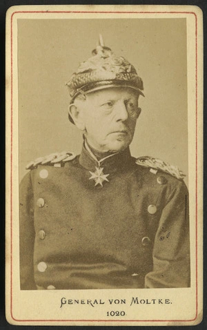 Photographer unknown: Portrait of General von Moltke