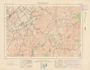 Wairarapa [electronic resource] / compiled from plane table sketch surveys & official records by the Lands & Survey Department.