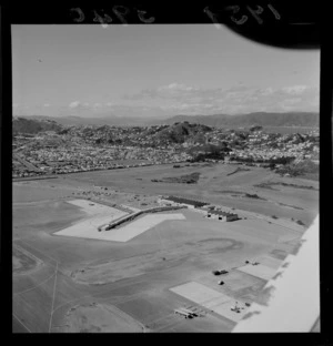 Wellington Airport including terminal and runway