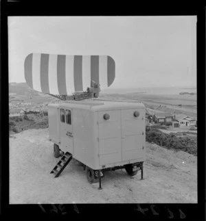 Mobile radar unit above Rongotai, Wellington