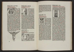 The Psalter or Psalms of David from the Bible of Archbishop Cranmer.