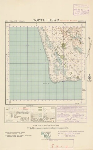 North Head [electronic resource] / E.A.G. March 1943 ; compiled from plane table sketch surveys & official records by the Lands & Survey Department.