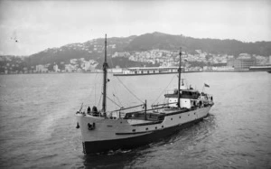 Ship Towai, Wellington Harbour