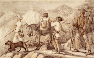 [Tempsky, Gustavus Ferdinand von] 1828-1868 :[Expedition in Central America, 1853?]