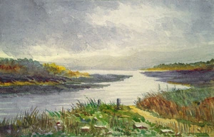 Artist unknown :Mouth of the Hutt River, 1905. J. S.