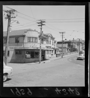 Brougham Street, Mount Victoria, Wellington City, including fruit and vegetable shop of YC Young
