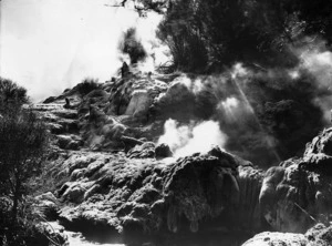 (Prince of Wales' Feathers?) Geyser at Wairakei