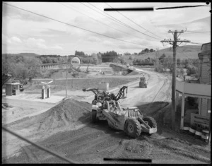 Road construction, Waipawa, Hawke's Bay