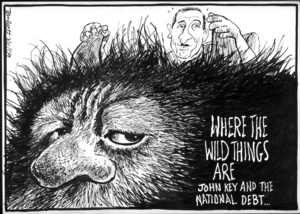 Where the wild things are. John Key and the national debt... 3 November 2009