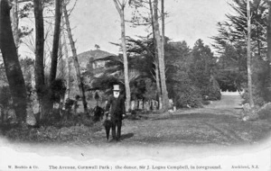 J. Logan Campbell in The Avenue, Cornwall Park, Auckland