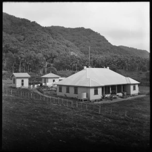 Hostel and outbuildings, Raoul island, Kermadec Islands