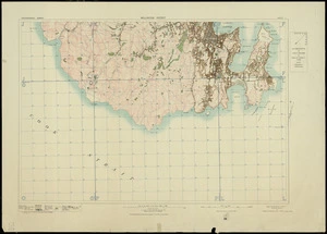 Topographical survey, Wellington District / prepared under the direction of the Dominion Section of the Imperial General Staff, Headquarters, Wellington ; revised and gridded by G.S., G.H.Q., August 1924.