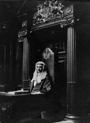 Sir Charles Ernest Statham as parliamentary Speaker