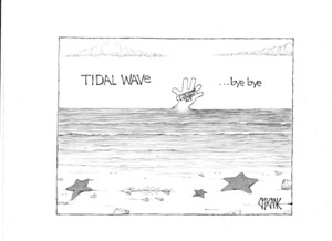 Tidal wave ... bye bye. 4 November 2009