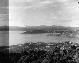 Overlooking Wellington Harbour and Thorndon
