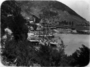 Ships berthed at Havelock wharf