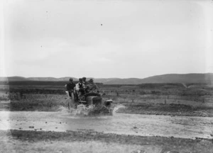 Argyll motor car in a test rally