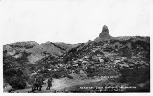 At Anzac Cove, Gallipoli, Turkey during World War I