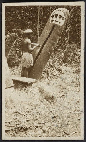 Ceremonial drum, Rano Island, Malekula, Vanuatu