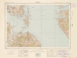 Ponui [electronic resource] / compiled from plane table sketch surveys & official records by the Lands & Survey Department.