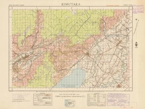 Rimutaka [electronic resource] / compiled from plane table sketch surveys & official records by the Lands & Survey Department.