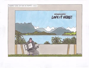 Clark, Laurence, 1949- :'Whangarei LOVE IT HERE!'. 1 September 2012