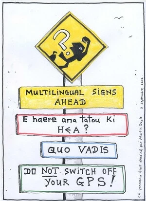 Doyle, Martin, 1956- :'Multilingual signs ahead'. 3 September 2012