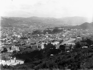 Part 3 of a 3 part panorama looking over Newtown, Wellington