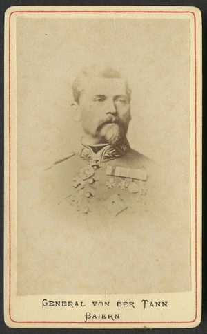 Photographer unknown :Portrait of General von der Tann, Baiern