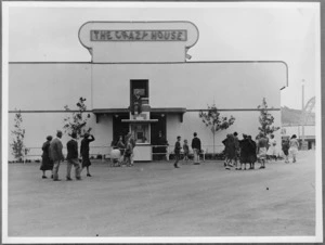 Outside The Crazy House, New Zealand Centennial Exhibition, Wellington