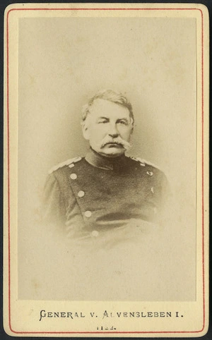 Photographer unknown :Portrait of General von Alvensleben I