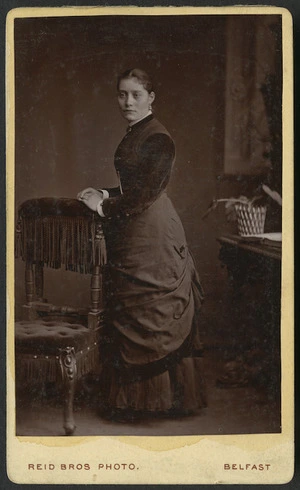 Reid Bros (Belfast) fl 1870s-1880s :Portrait of unidentified woman