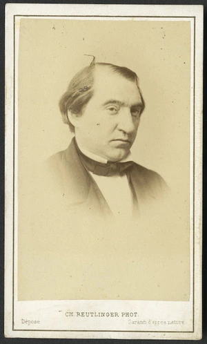 Reutlinger, Charles, 1816-1888: Portrait of Ernest Renan
