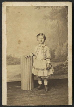 Reutlinger, C H (Paris) fl 1860s-1880s :Portrait of unidentified young girl