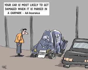 Your car is most likely to get damaged when it is parked in a carpark - AA Insurance. 25 November 2009