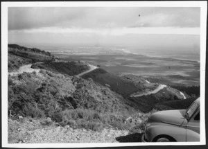 Scene overlooking the road to Denniston, West Coast