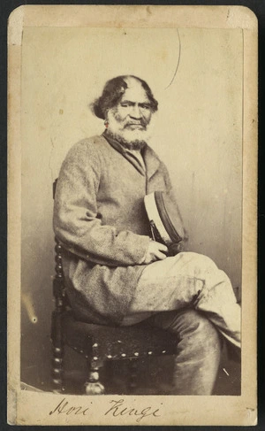 Richards, E S (Wellington) fl 1862-1873 :Portrait of Hori Kingi Te Anaua