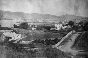 View of Thorndon and Wellington Harbour, Wellington
