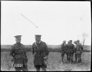 General Plumer and General Braithwaite, Bailleul, France, during World War I