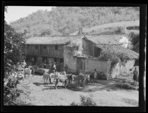 Yunnan, China. Ancestral temple inn, second night in China. 17 August 1938
