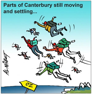 Nisbet, Alastair, 1958- :Parts of Canterbury still moving and settling...5 September 2012