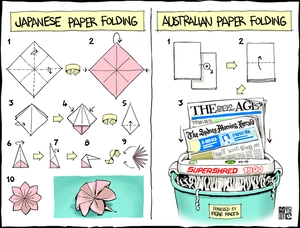 Smith, Hayden James, 1976- :'Japanese Folding Paper. Australian Folding Paper'. 5 July 2012