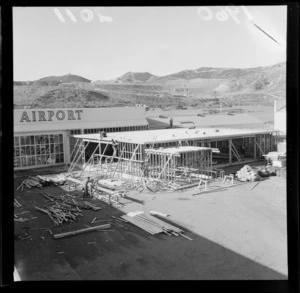 Terminal extension for overseas flights at Wellington airport