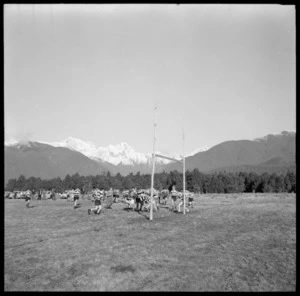 Rugby game, Fox Glacier