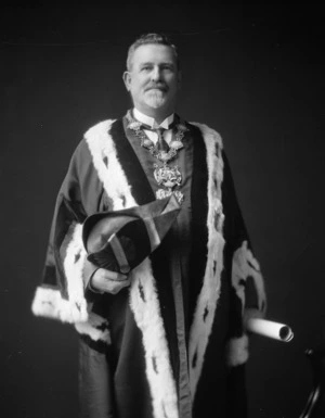 Charles John Boyd Norwood in mayoral attire